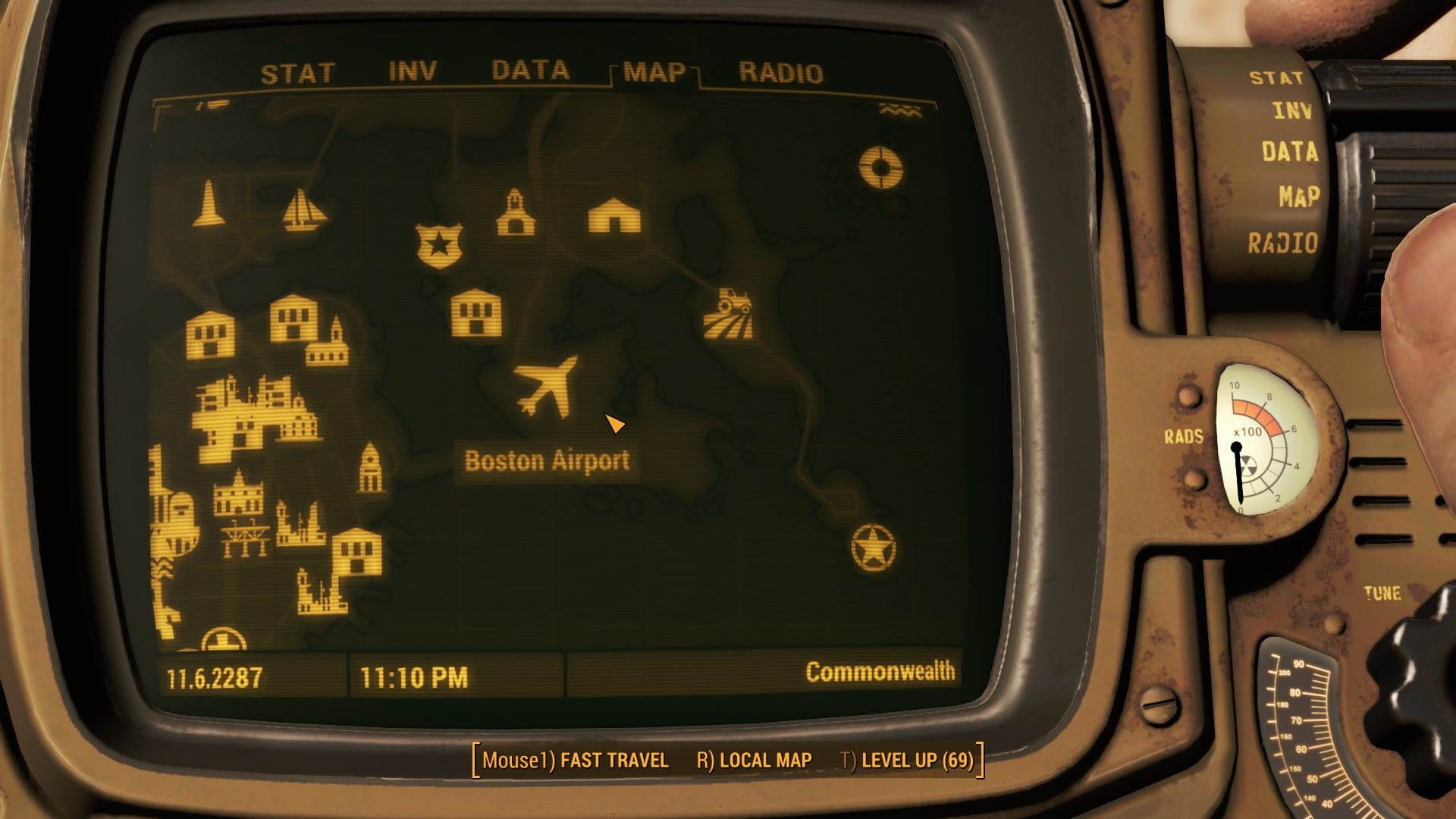 Fallout 4 Boston Airport Location Map