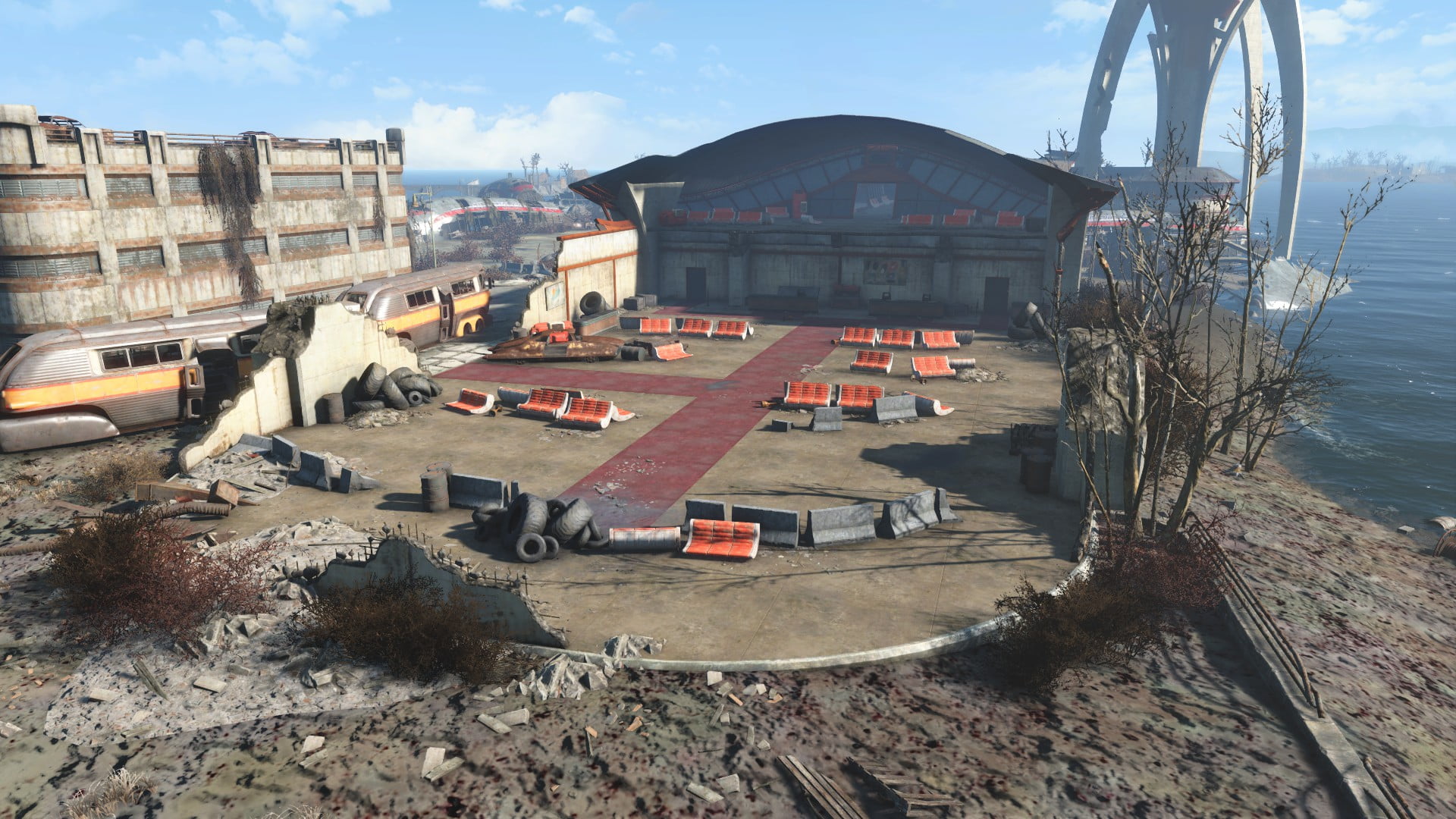 Fallout 4 аэропорт братства стали фото 13