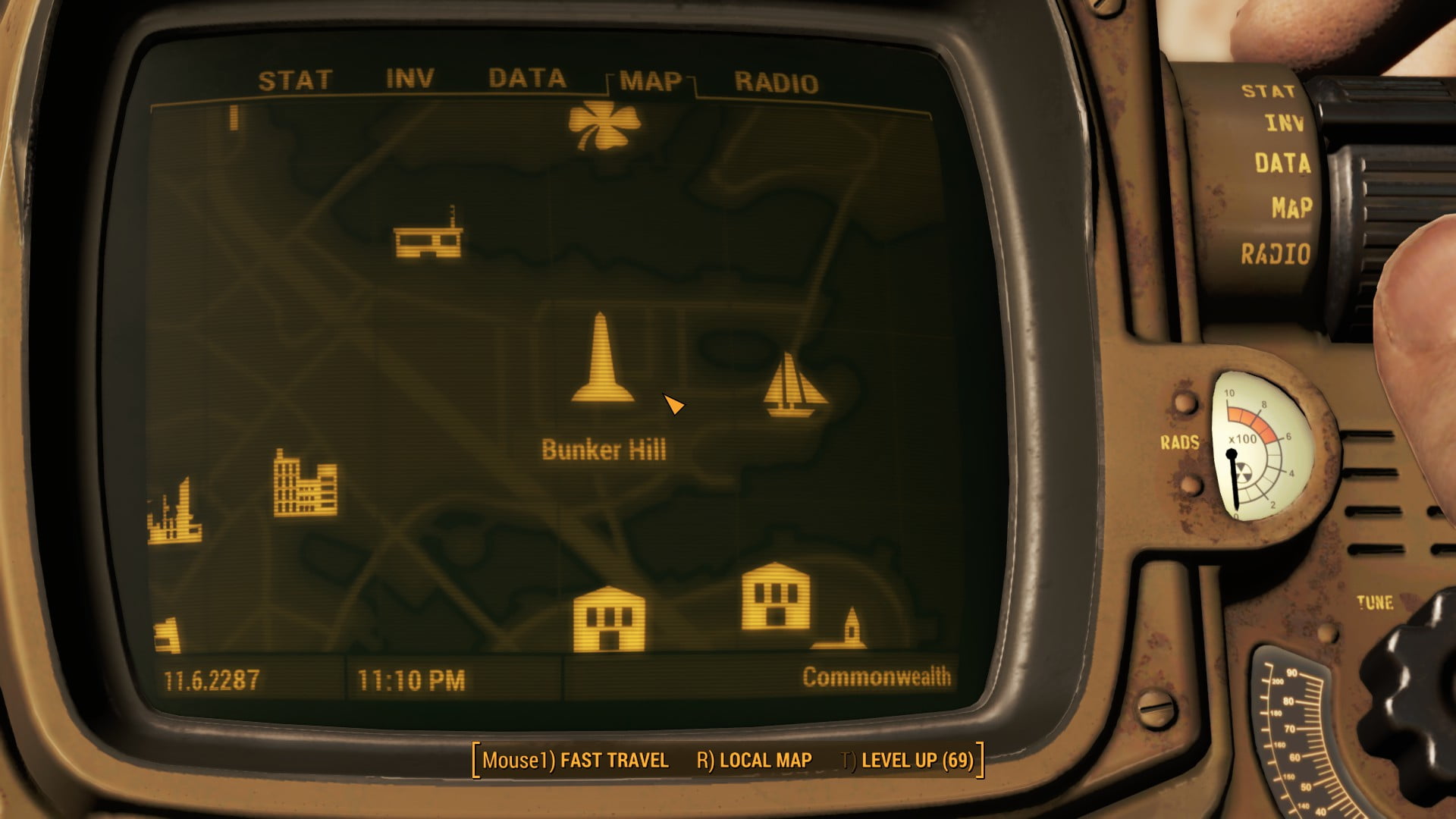 Fallout 4 Bunker Hill Location Map
