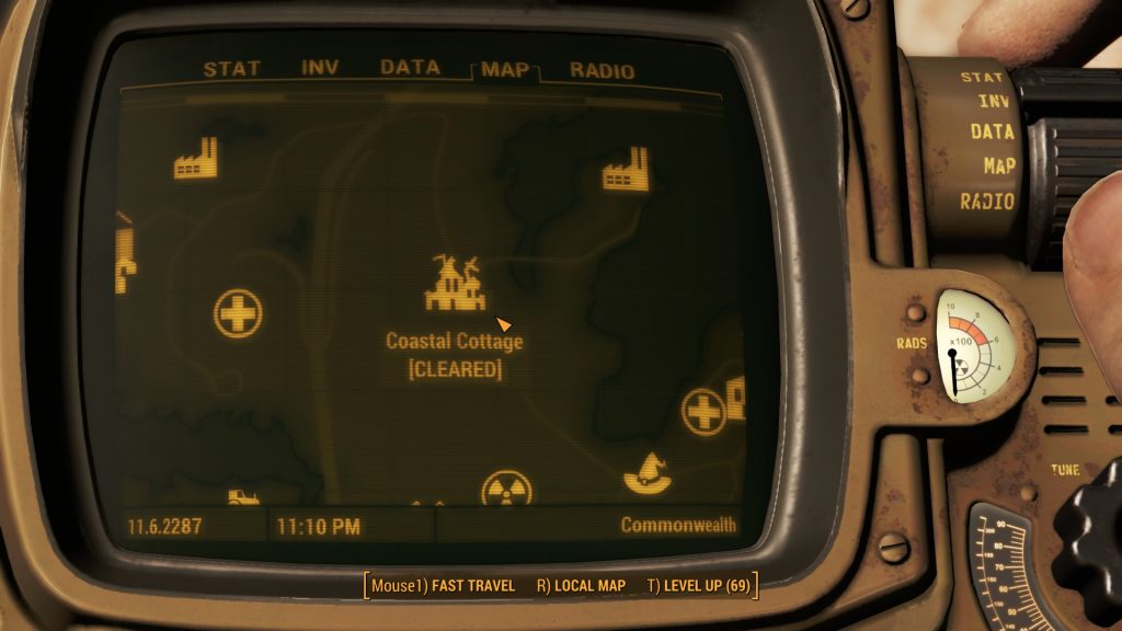 Fallout 4 Coastal Cottage Location Map