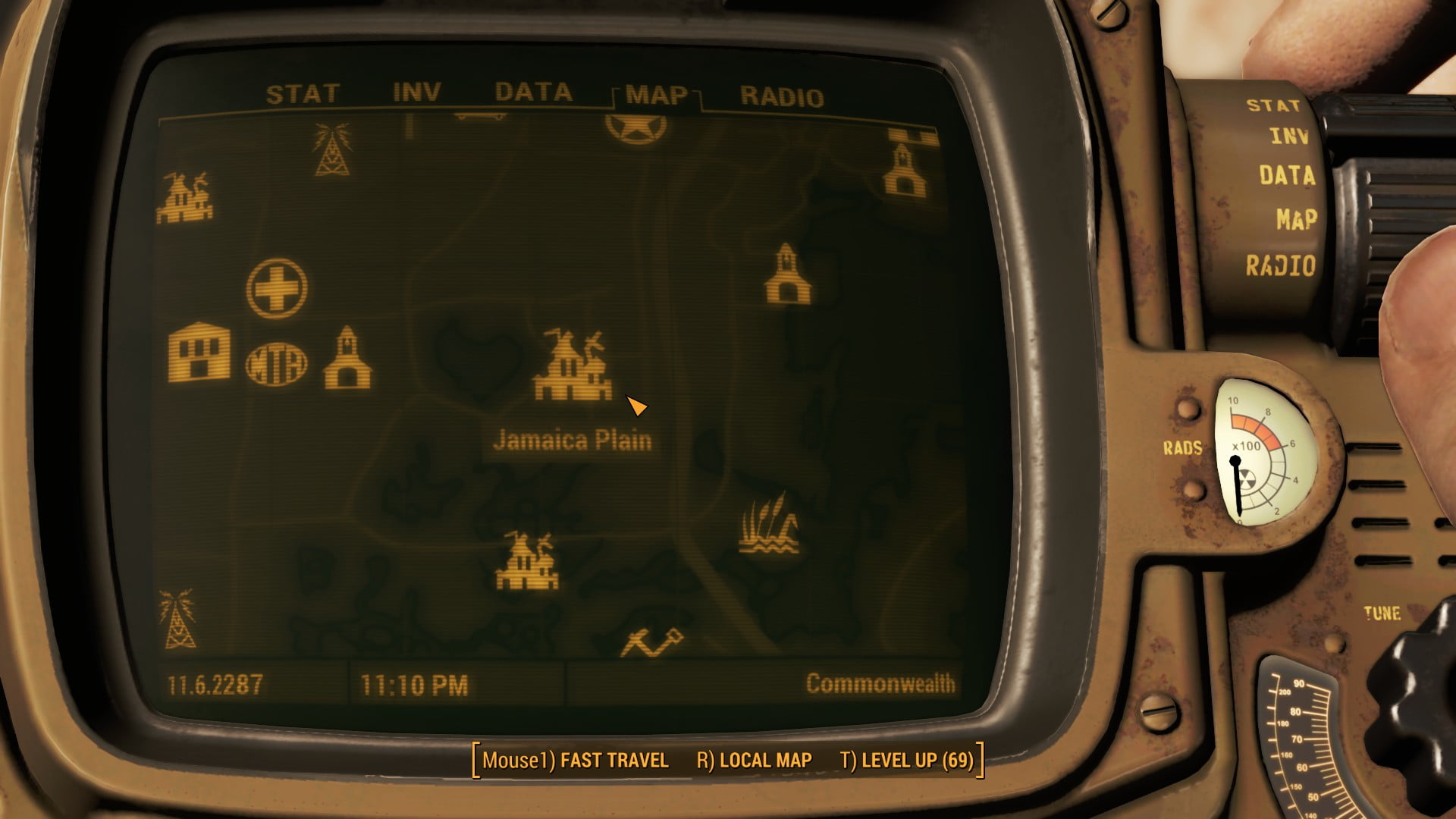 Fallout 4 Jamaica Plain Location Map