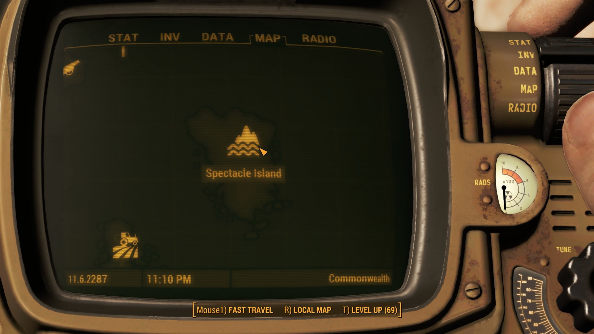 Fallout 4 Spectacle Island Location Map
