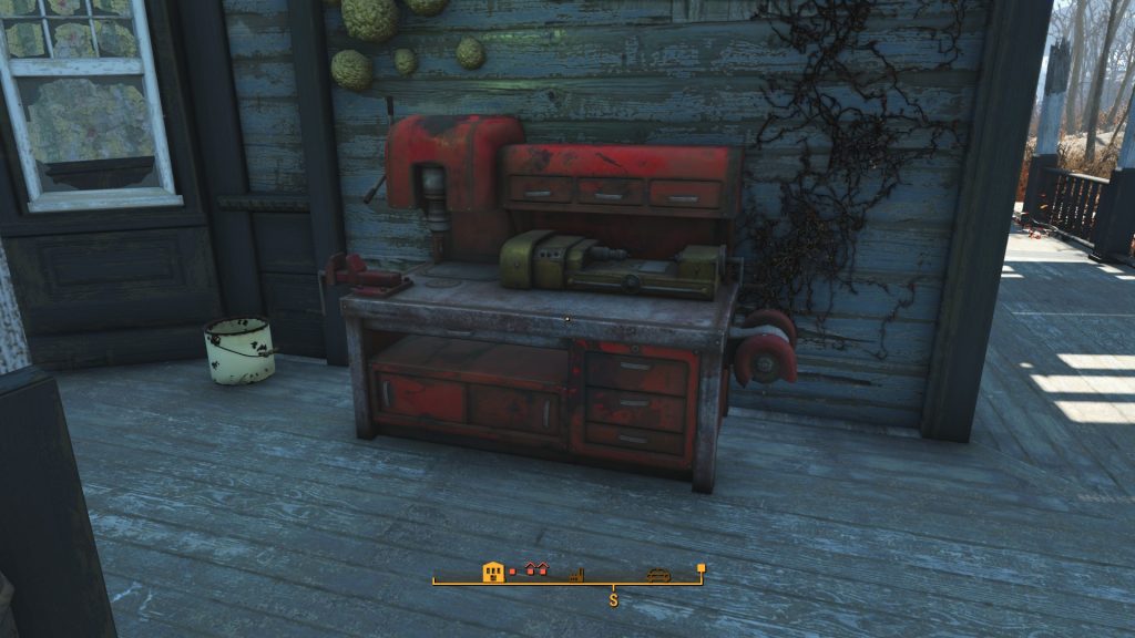 Fallout 4 Taffington Boathouse Workbench