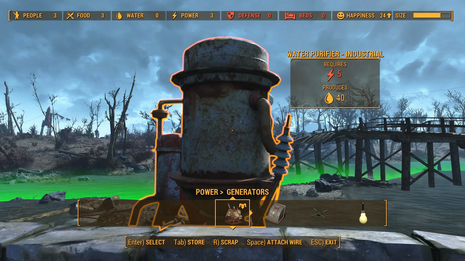 Fallout 4 Water purifier NO POWER