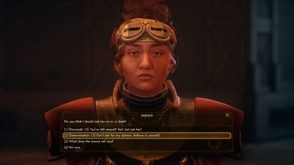 the outer worlds parvati companion quest