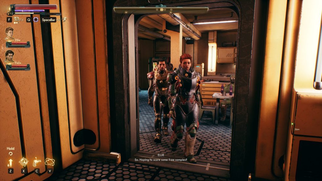 the outer worlds ellie comment