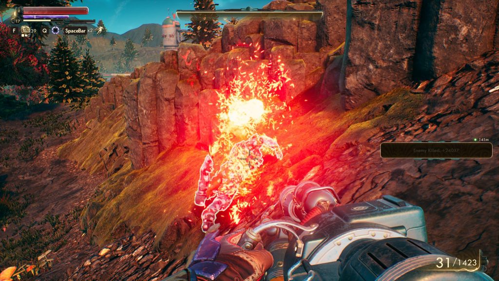 the outer worlds flamethrower