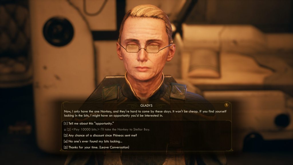 The Outer Worlds Gladys NavKey