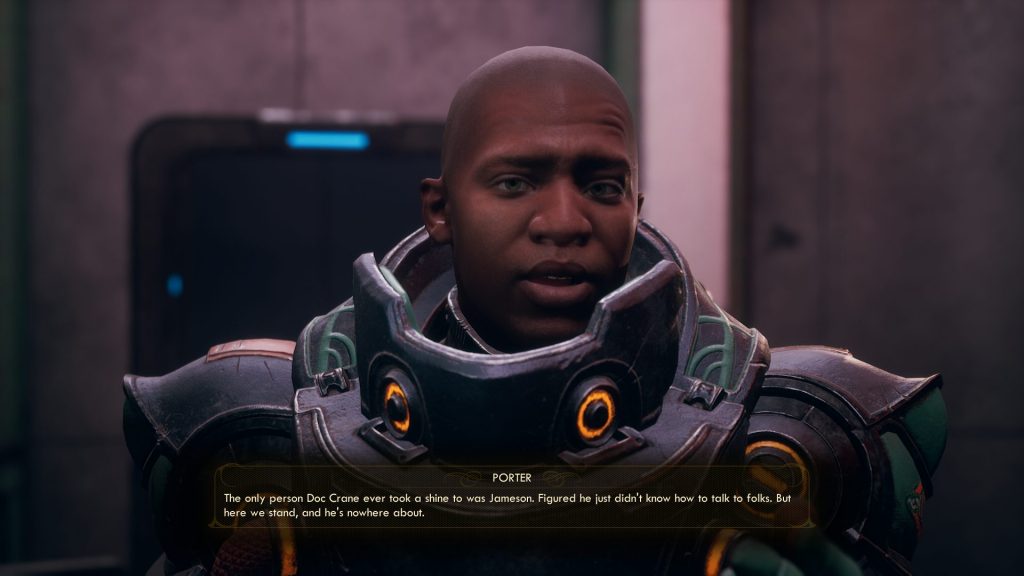 The Outer Worlds Porter