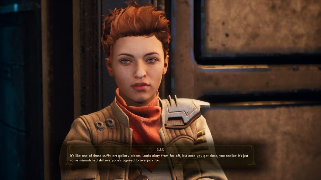 The Outer Worlds Ellie About Byzantium