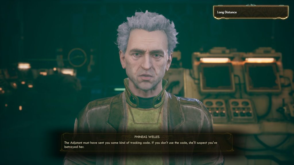 The Outer Worlds Phineas Welles Tracking Signal