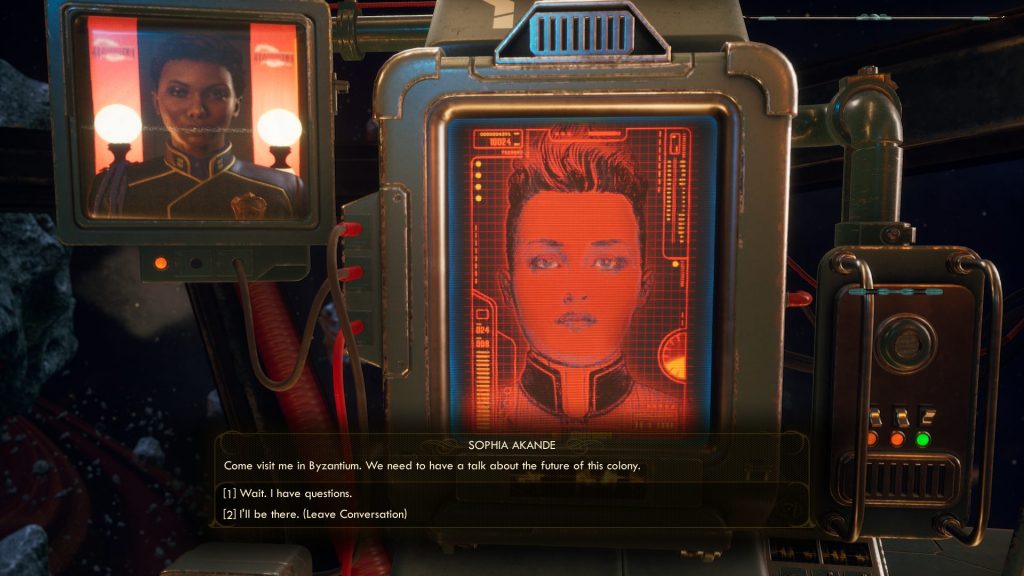 The Outer Worlds Sophia Transmission Long Distance