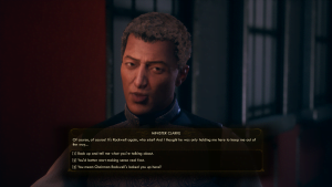The Outer Worlds Minister Clarke
