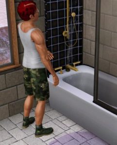Sim Brother Experiment work out exercise plumbing bath plumb water flood