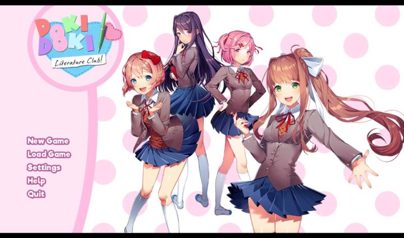 Natsuki Doki Doki Literature Club - online puzzle