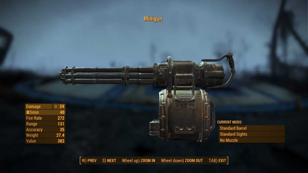Fallout 4 Minigun