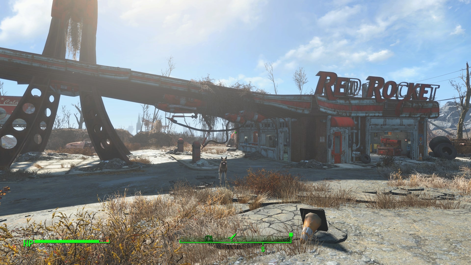 Fallout 4 сигнал бедствия стоянка грузовиков красная ракета фото 38