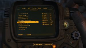 Fallout 4 Supply Lines Settlement Pipboy Data