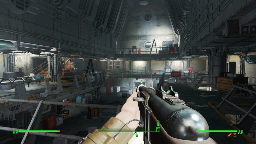 Fallout 4 Unlikely Valentine Vault 114 Interior