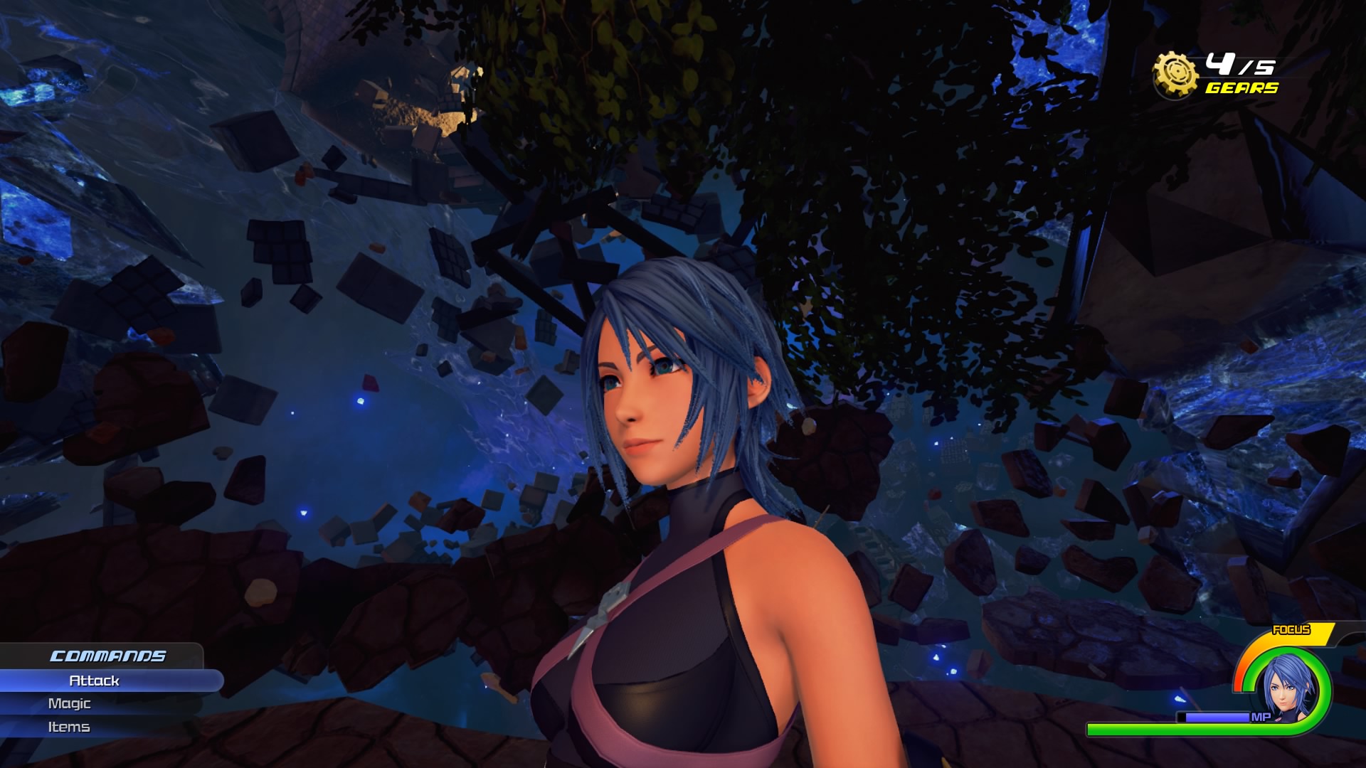 Kingdom Hearts 0.2 Birth By Sleep Aqua Dark World Graphics