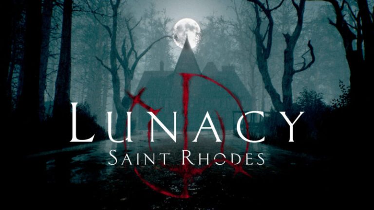 Lunacy Saint Rhodes Key Art with Logo
