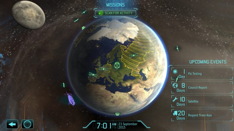 XCOM Enemy Unknown Mission Screen