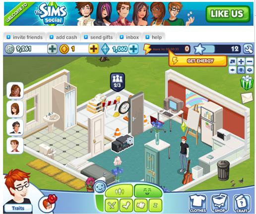 Facebook Games: The Sims Social