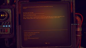 The Outer Worlds Cantanketous Canid Terminal Key