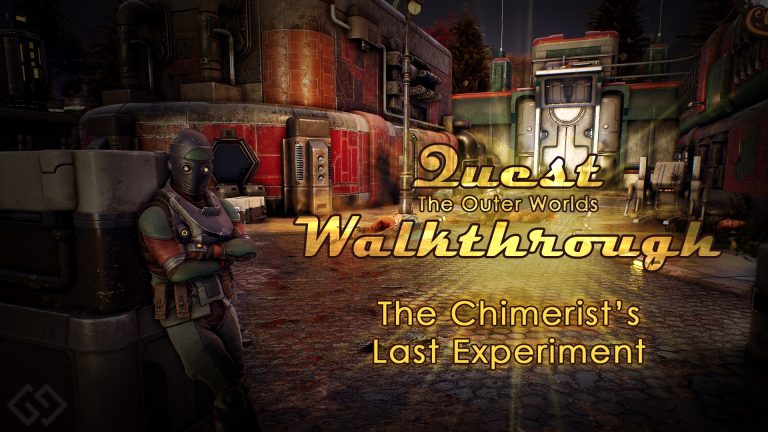 Outer Worlds Walkthrough The Chimerist's Last Experiment