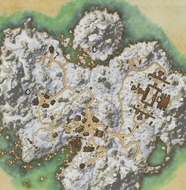 Eso Bleakrock Isle Map Bleakrock Isle Skyshard Locations And Map - Eip Gaming