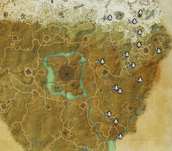 Cyrodiil: Ebonheart Pact Skyshard Locations