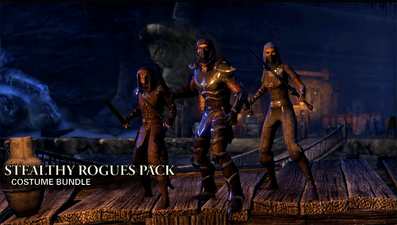 eso costumes stealthy rouges pack