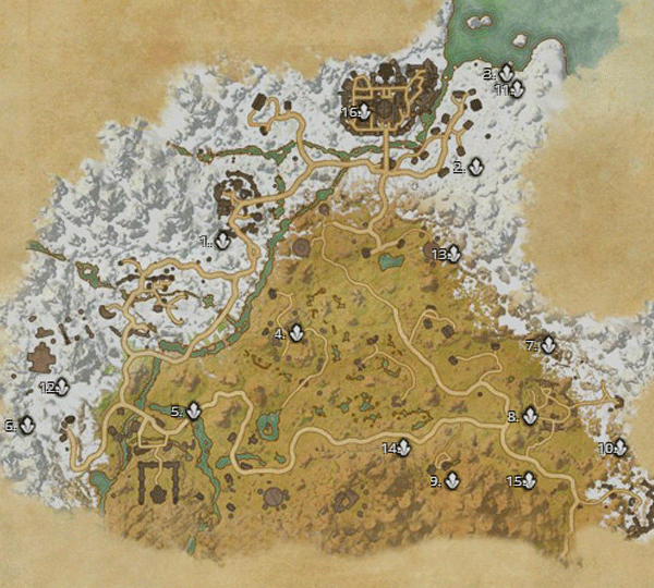 Eastmarch Skyshard Locations