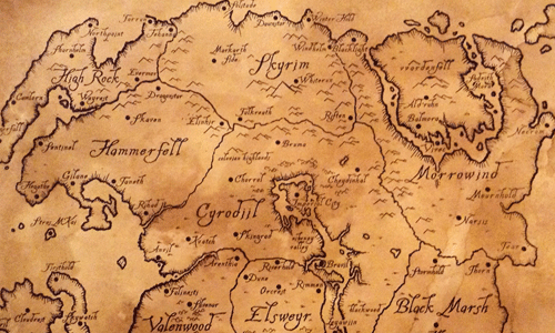 Elder Scrolls Map