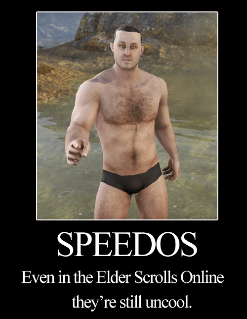 elder scrolls online memes speedo