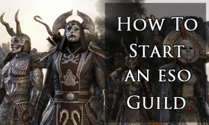 how to start an elder scrolls online guild