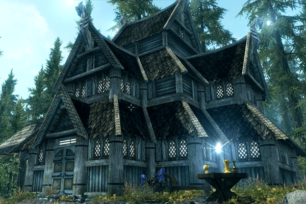 skyrim build your own house mod