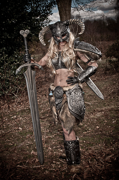 Skyrim Cosplay with Great Sword by Artyfakes