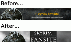 Skyrim Fansite new logo