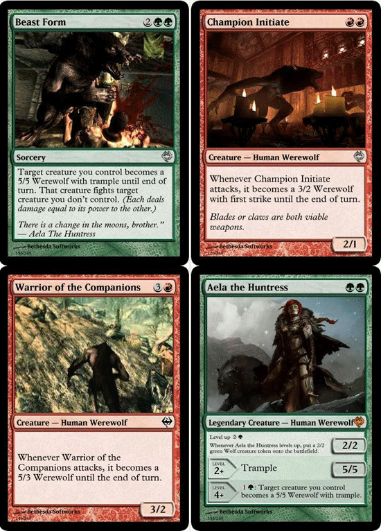 Skyrim Magic The Gathering Cards 4