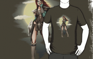 Skyrim T-Shirt Alea The Huntress