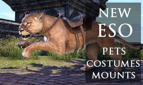 new eso pets costumes mounts featured