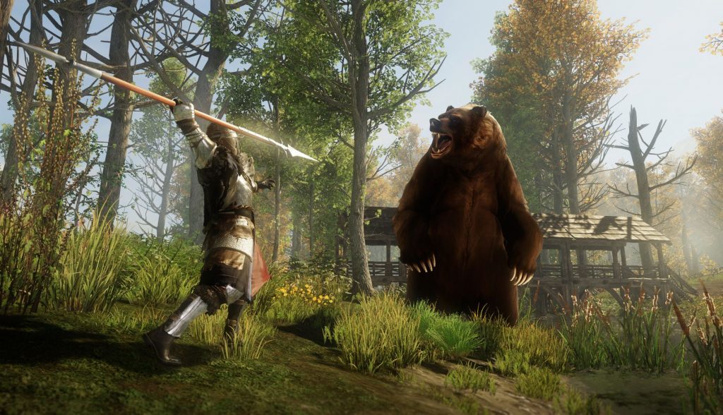 New World Beta Preview Bear Fight
