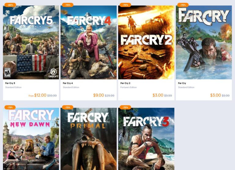 Black Friday Sale On All Far Cry Games!