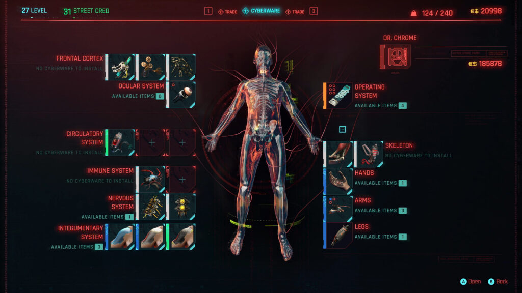 Cyberpunk 2077 Character Cyberware Implants Guide Eip Gaming 3449