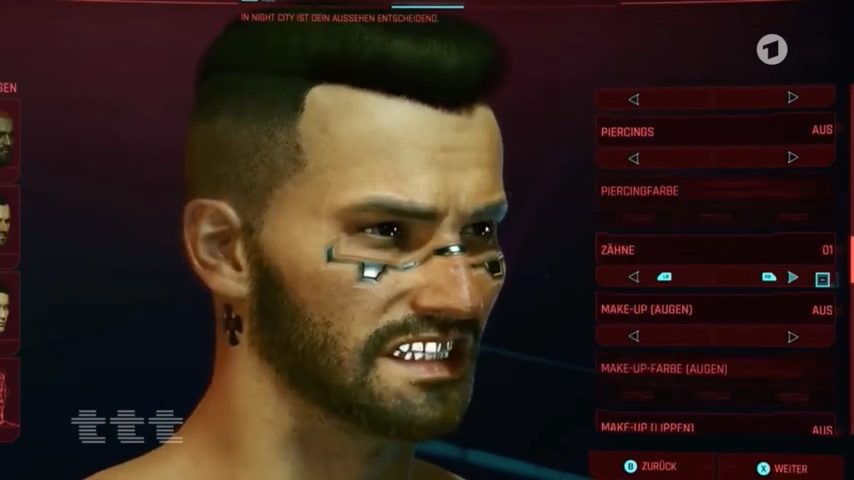 Cyberpunk 2077 New Gameplay Footage From Germany grill customization V