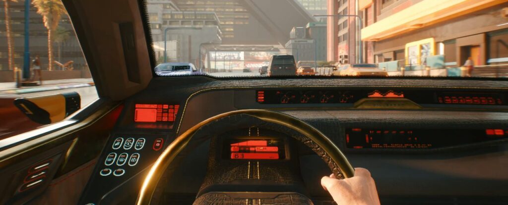 Cyberpunk 2077 Vehicles Guide Interior View