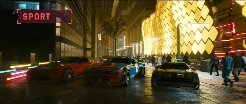 Cyberpunk 2077 Vehicles Guide Sport Tier