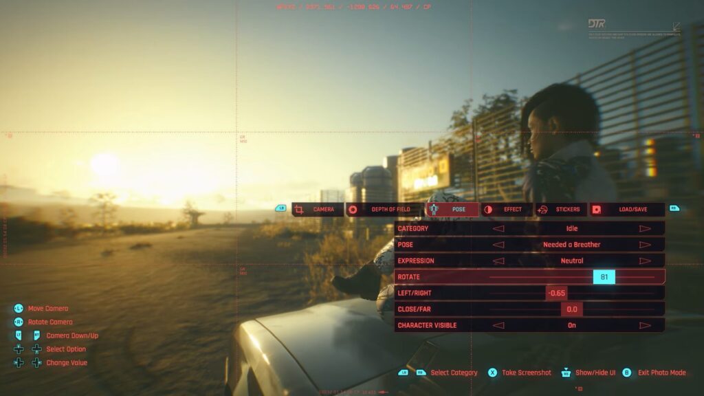 Cyberpunk 2077 — Photo Mode Trailer badlands view spot