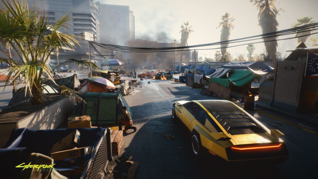 Cyberpunk 2077 Roadblock Deadend